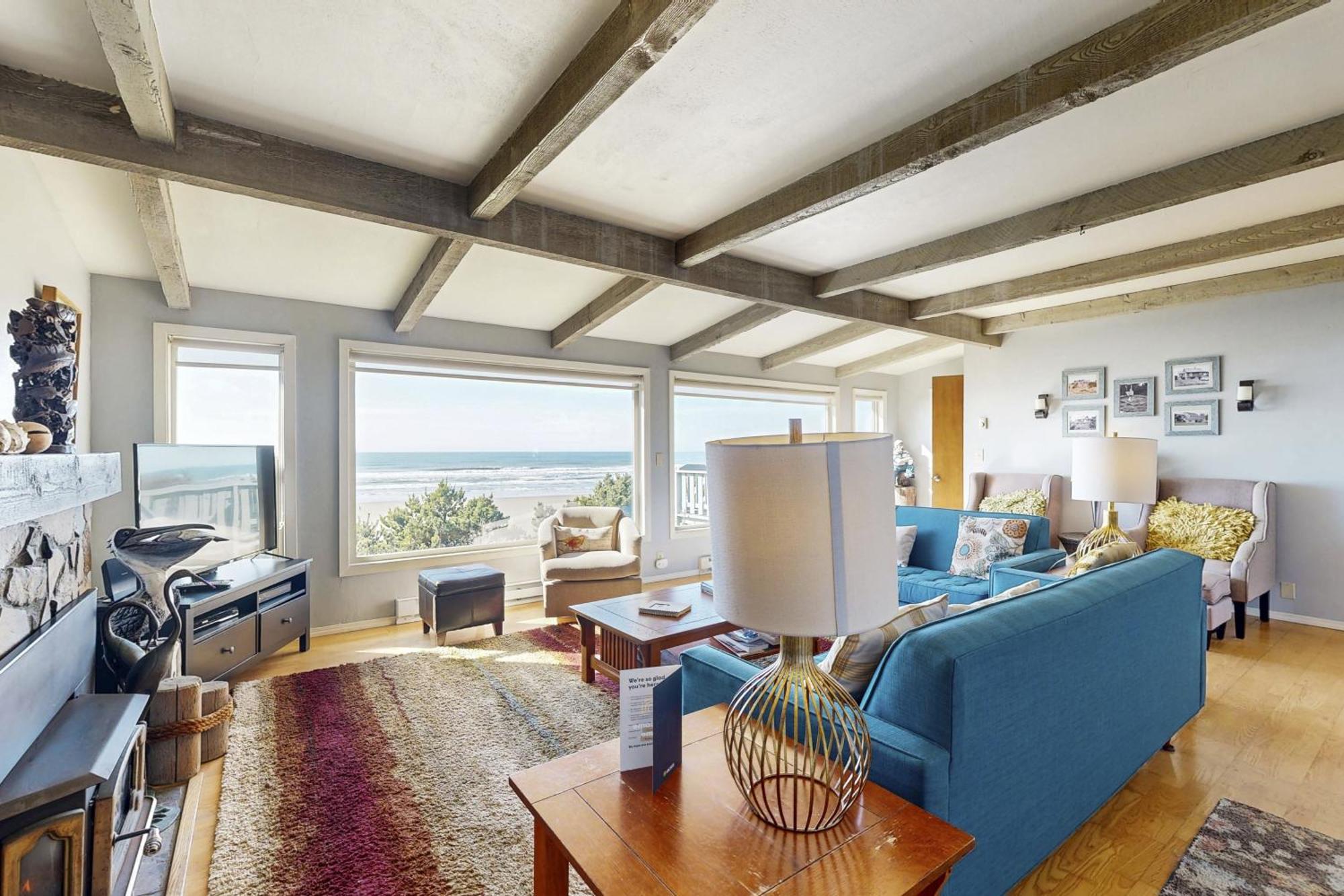 Seadrifter Oceanfront Beach House Seal Rock Exterior foto
